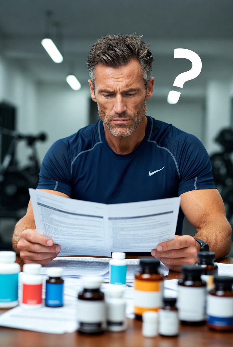 Physician reviewing research